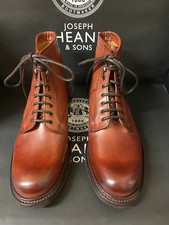 JOSEPH CHEANEY, BRAND NEW ,SIZE 8 , DARK LEAF , CALF LEATHER , DERBY BOOT, 8 UK