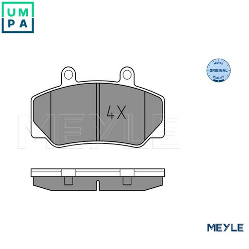 Brake pad set disc - disc, 025