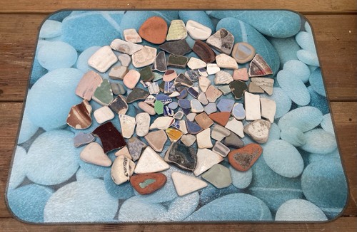 Sea pottery pieces - pottery,