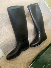 DUBLIN UNIVERSAL TALL BOOTS LONG SYNTHETIC HORSE RIDING -UK Size 8 Euro 42 