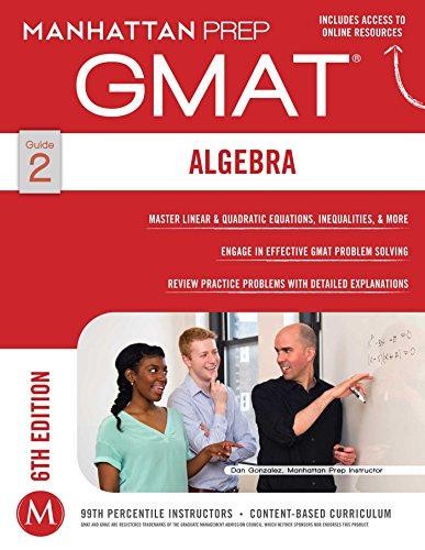 Gmat algebra strategy guide - algebra,