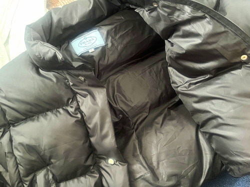 Prada black puffer jacket - prada,