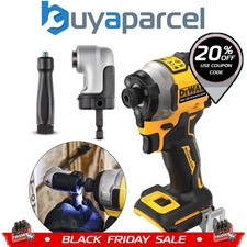 Dewalt DCF850N 18v XR Brushless Compact Impact Driver + Right Angle Drill Attach