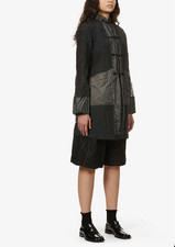 BLACK COMME DES GARCON Mandarin-collar sheer shell Jacket Size XS