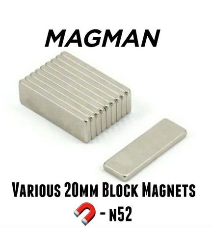 Strong block magnets 20mm - strong,