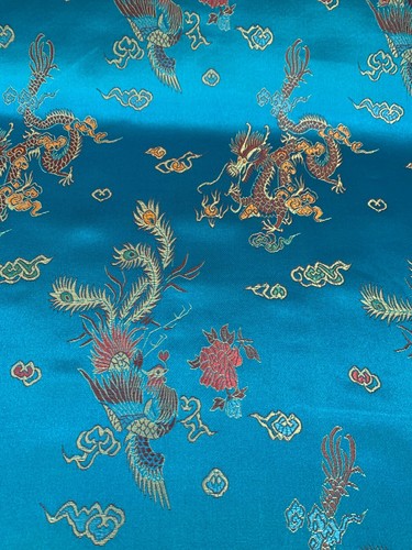 Turquoise chinese dragon - chinese,