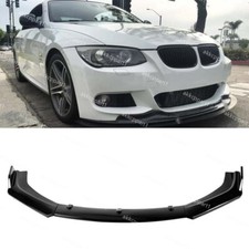 For BMW 3 Series E90 E91 E92 E93 Front Bumper Lip Splitter Spoiler Kit Glossy AK