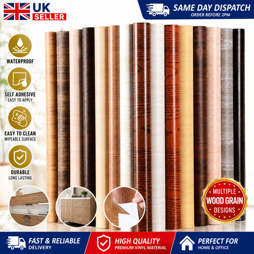 Wood effect vinyl - effect, self