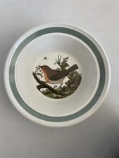 A Portmeirion Pottery Birds Of Britain 6.5 Inch Oatmeal Bowl, Robin