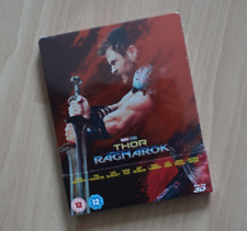 Thor Ragnarok 3D + 2D Blu-Ray UK Steelbook New/Sealed