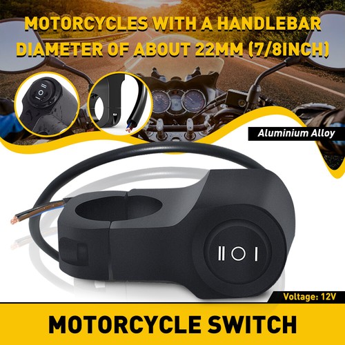 Handlebar light off - handlebar, on