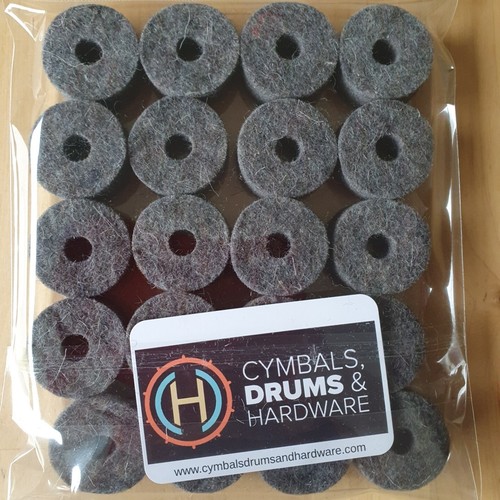 Cymbal felts wool charcoal - felts,
