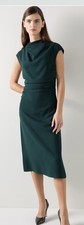 LK BENNETT  - NEW WITH TAGS - FOREST GREEN DRESS - DR KIM -SIZE UK 10 - RRP £299