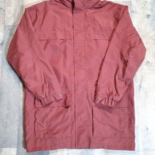 Vintage L.L. Bean Shell Quilt Lined Jacket Mens XL Red Insulated