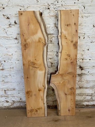 Waney edge live - edge, dried