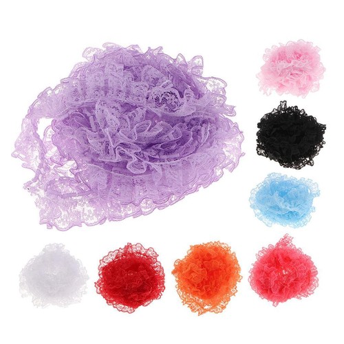 Ruffled trim ruffles - ruffles,, pleated
