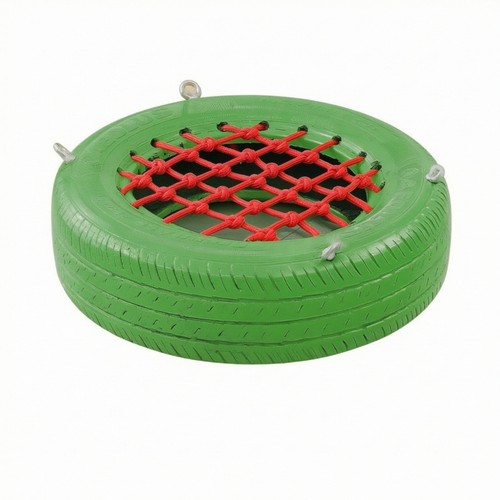 Tire swing with rope - rope, net