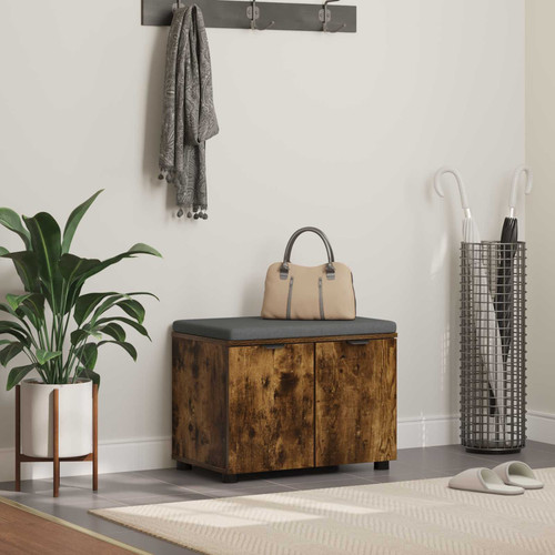 Hall bench smoked oak - bench,