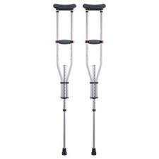 Uimoso Underarm Crutches 13-Level Height Adjustable Under Arm Walking Crutches