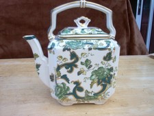 Masons Chartreuse TEAPOT -  Green / Gold - VERY GOOD CONDITION
