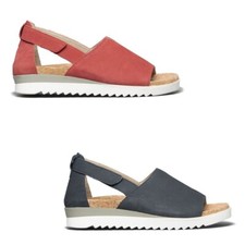 Romika HOLLYWOOD 14 Womens Leather Elasticated Sandals Carmin