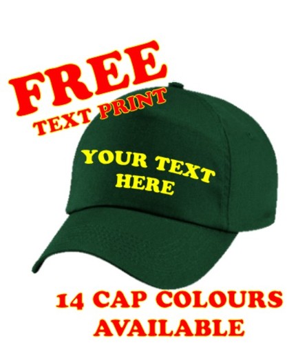 Personalised baseball cap - personalised,