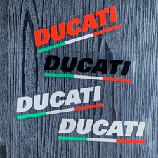 Motorcycle Decal Sticker 3D Letter Badge Tricolor Waterproof Sticker for DUCATI 