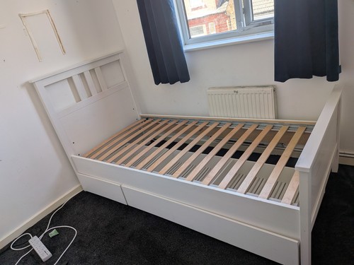 Ikea hemnes single white - ikea,