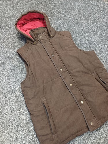 Musto padded gilet men - padded, brown