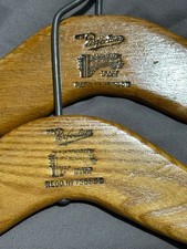 2 x Vintage Wooden Coat