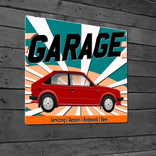 Personalised man cave metal - man,