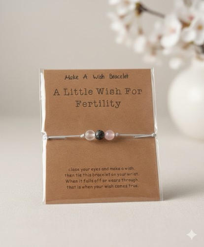 Fertility wish bracelet - fertility,
