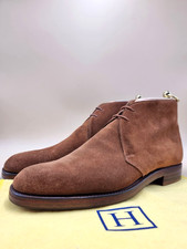 RRP £475 Crockett & Jones X Hackett Suede Chukka Boot W/ TREES UK 10 US 11 EU 44
