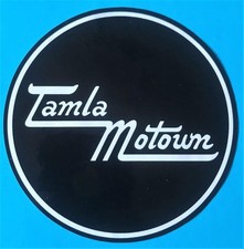 NORTHERN SOUL VINYL STICKER - TAMLA MOTOWN - 100MM DIA