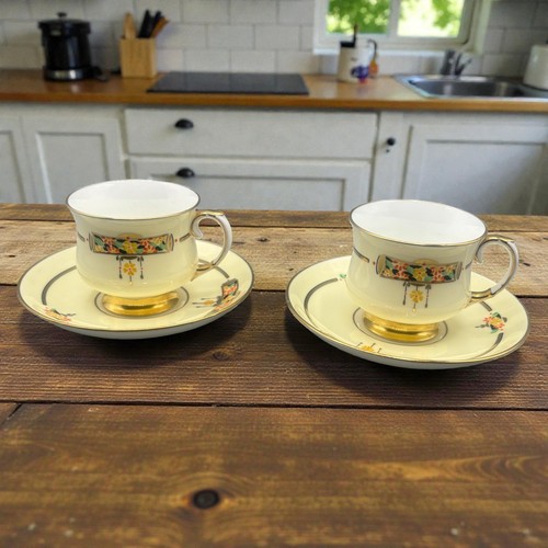 Vintage paragon pair teacup - pair,