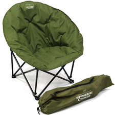 Carp Fishing Chair Folding Sphere Moon Festival Seat Bag Lightweight Green