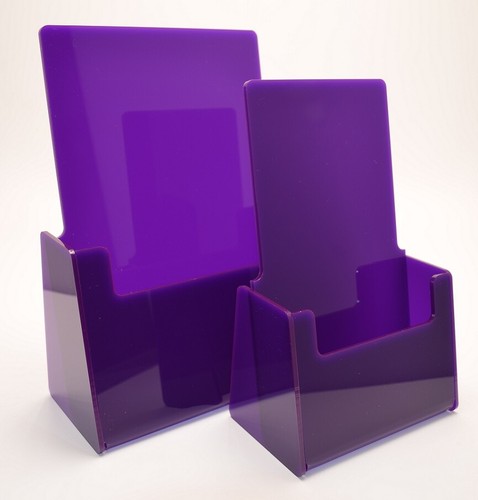 Leaflet holder display menu - leaflet,