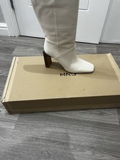 Mango Cream Real Leather Knee