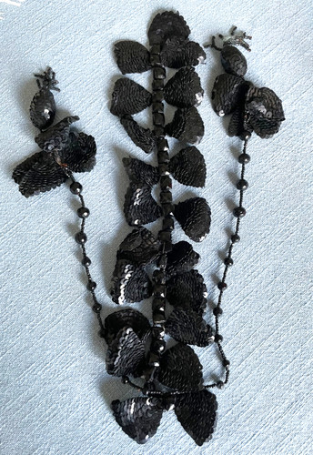Vintage black sequin and - vintage,