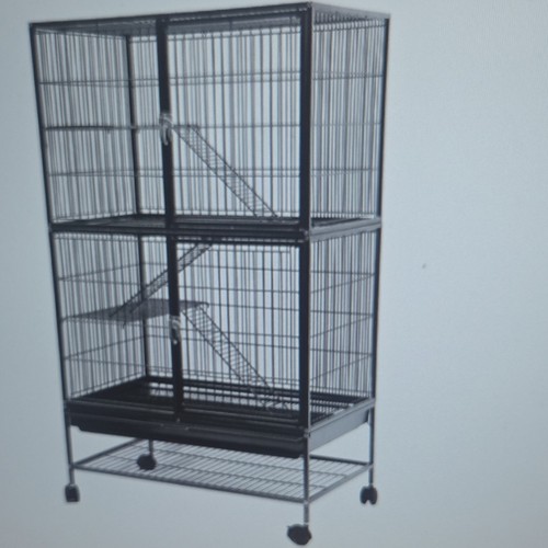 Tier black steel small - black,