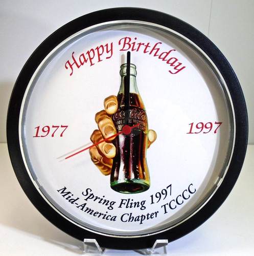Vtg coca cola wall clock - vtg,