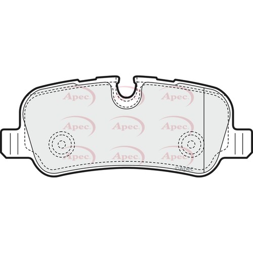Brake pads set for land - brake,