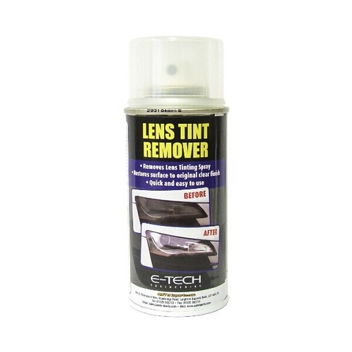 Headlight lens tint spray - lens,