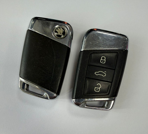Skoda smart key fob button - smart, 3