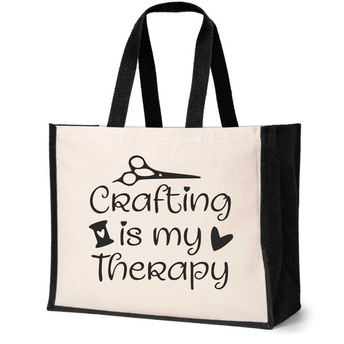 Crafting therapy tote - crafting,