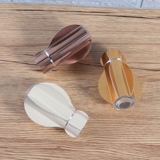 2 Pcs Inner . 28mm Window Curtain Rod End Star Fruit Design Drapery Pole