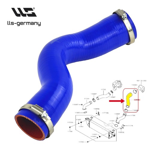 Charge air hose turbo - charge,