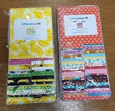 2 Littondale Strip Pies/ Jelly Rolls 100% Premium Cotton