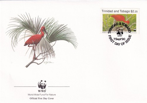 Birds scarlet ibis - ibis, wwf
