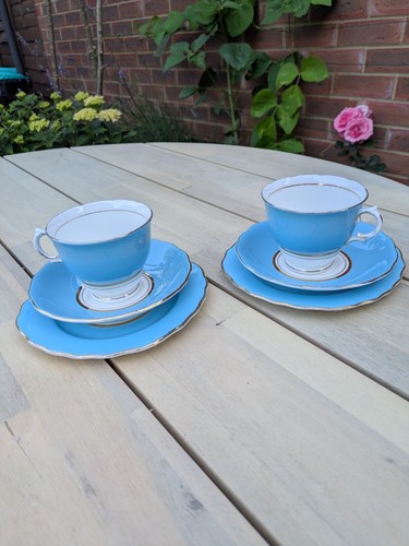 Vintage colclough blue - vintage,
